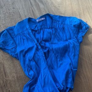 Calypso St. Barth Blue Wrap Dress